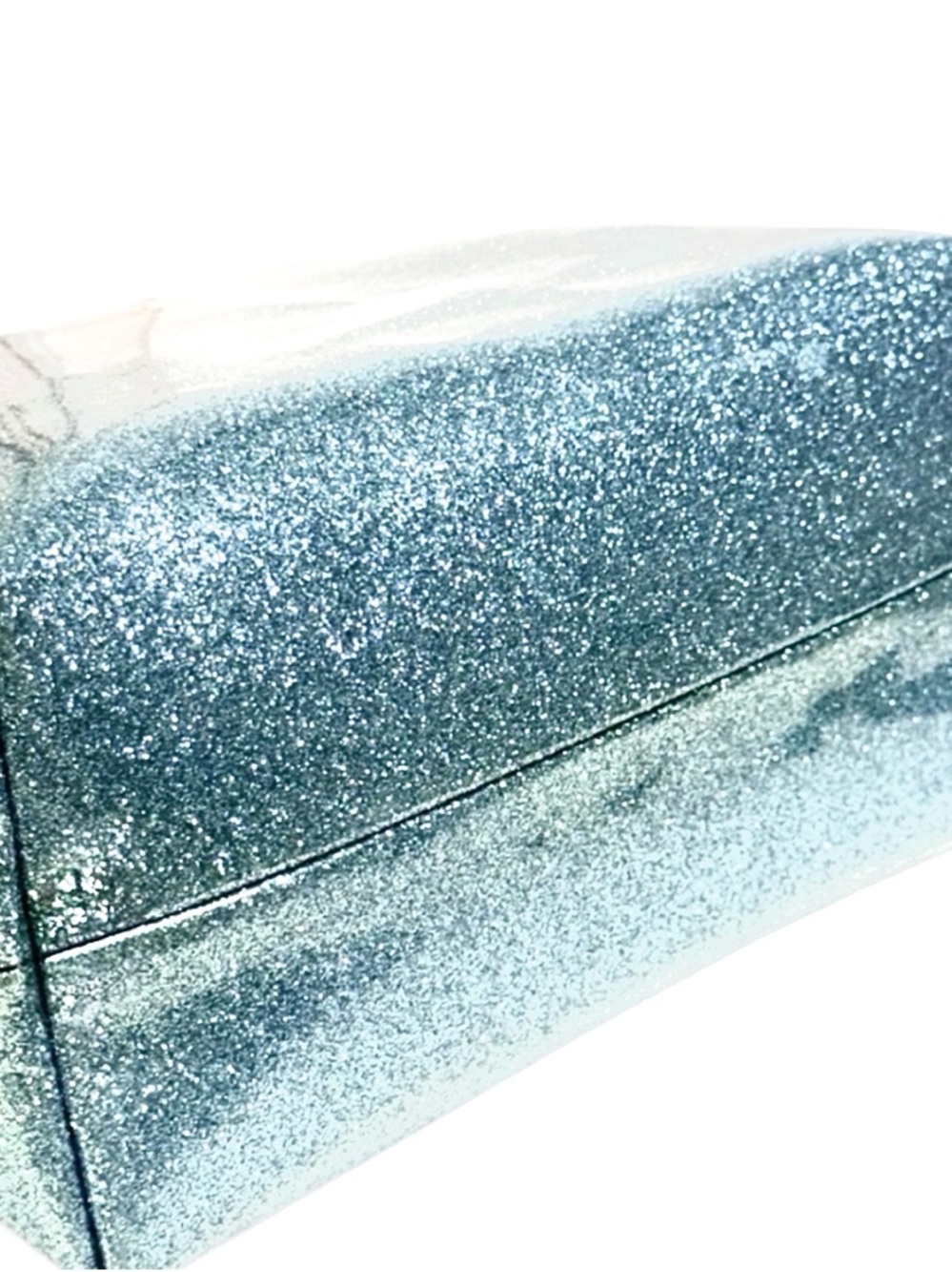 Kate Spade Jerelyn Tote Lakesedge Blue Glitter Bow Bag NWOT - Picture 4 of 8